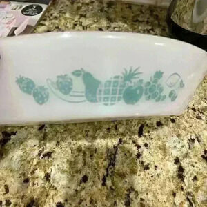 Glasbake divided dish Vintage